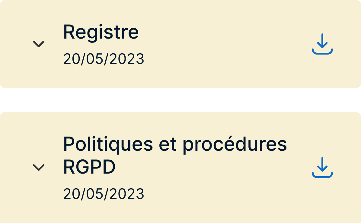Registre et Politiques